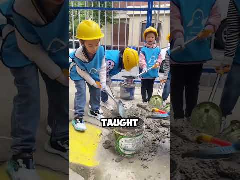 Incredible Education! Preschool in China Teaches Useful Skills 🧒🇨🇳 #shorts