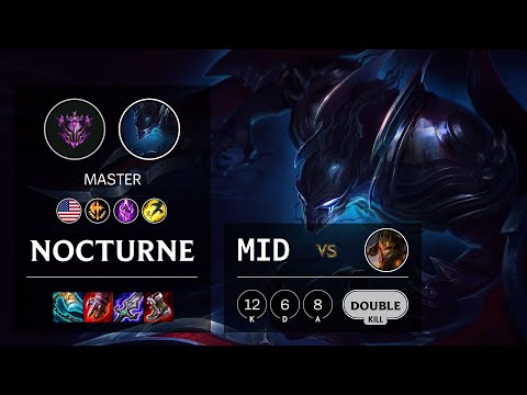 Nocturne Mid vs Jarvan IV - NA Master Patch 11.12