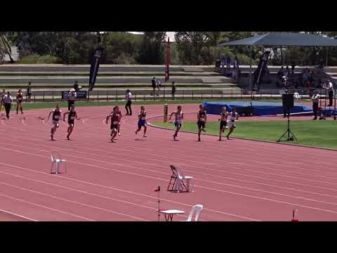 Ht3. 100m Junior Boys, All Schools Knockout, SA Athletics Stadium 11/12/2017