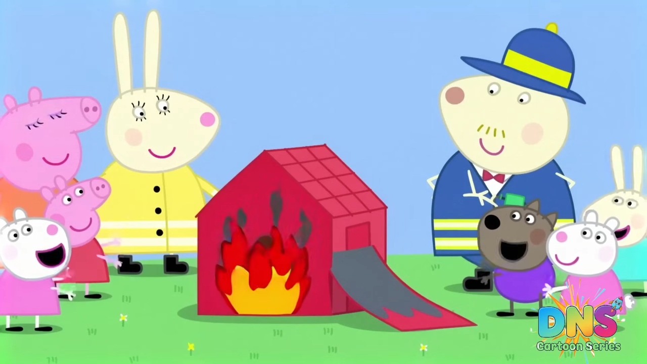 CAN PEPPA BE A FIREFIGHTER? 👩‍🚒 Miss Rabbit’s Fire Station | DNS Cartoons