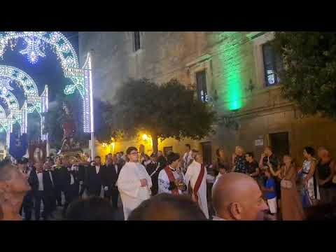 Banda Terra d'Otranto Città di Lecce - marcia Ernani - Processione di San Vito a Tricase - 10.08.25