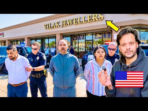 Indian Jewellery Store Owner Arrested for Gold Fraud in America (Texas) 🇮🇳🇺🇸 | Indians In USA