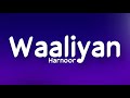 WAALIYAN LYRICS HARNOOR GIFTY THE KIDD LYRICS Waalian Live For Songs