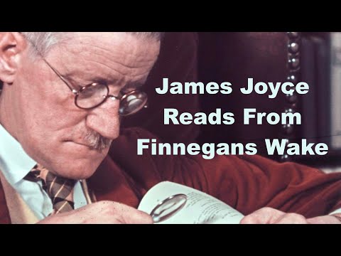 James Joyce Reads From Finnegans Wake (includes text) Anna Livia Plurabelle #booktube #finnwake25