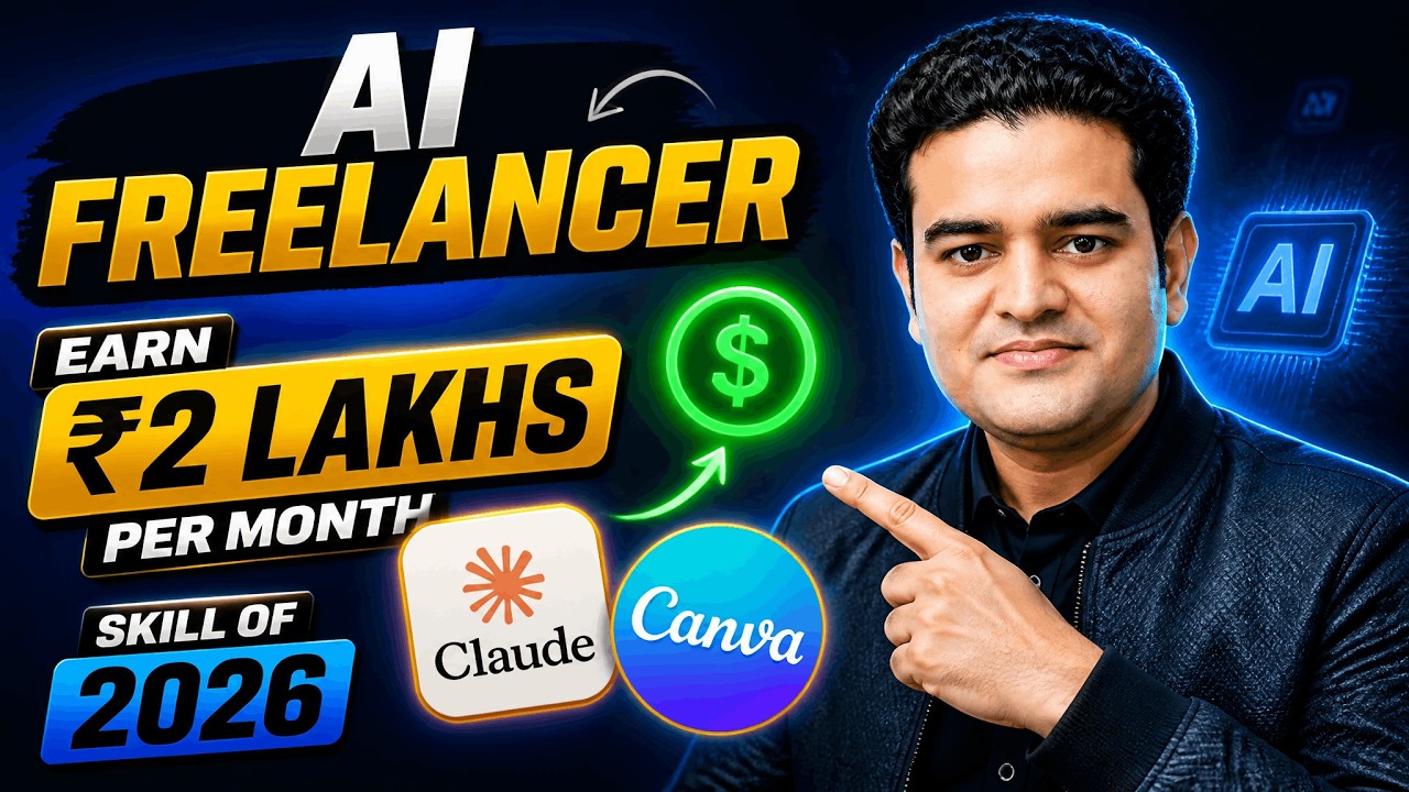 Claude + Canva se ₹2 Lakh Month | AI Freelancing Kaise Shuru Karein Complete Guide 2026