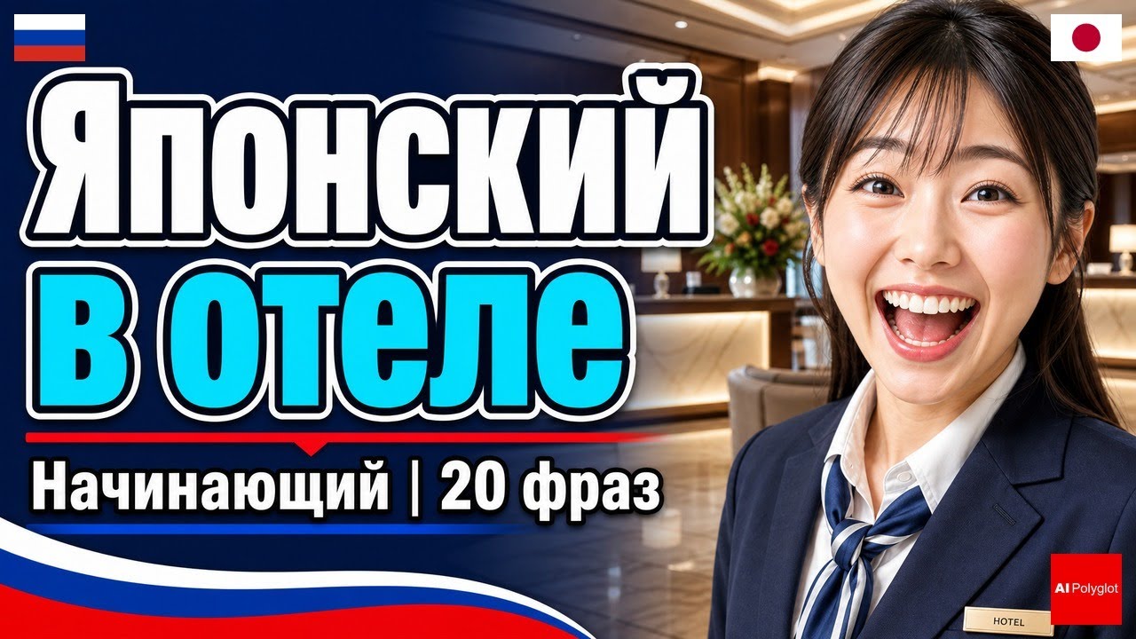 Японский отель начальный уровень разговора | С нуля | Аудирование | Фоном | Повседневные фразы | Пра