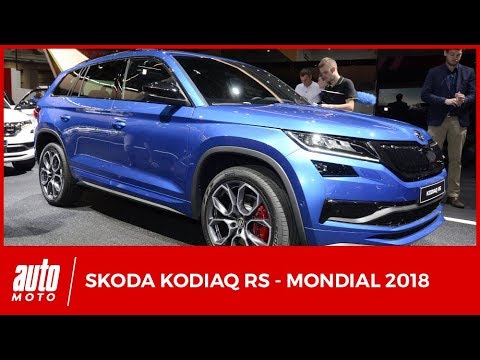Mondial de l'auto 2018 : le Skoda Kodiaq RS sort les griffes