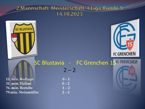 2.Mannschaft Meisterschaft 4.Liga SC Blustavia - FC Grenchen