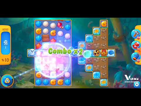 Fishdom. 9282 level no boosters and diamonds. 16 moves