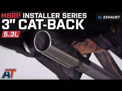 2014-2018 Silverado MBRP Installer Series 3" Cat-Back Exhaust 5.3L Sound Clip & Install
