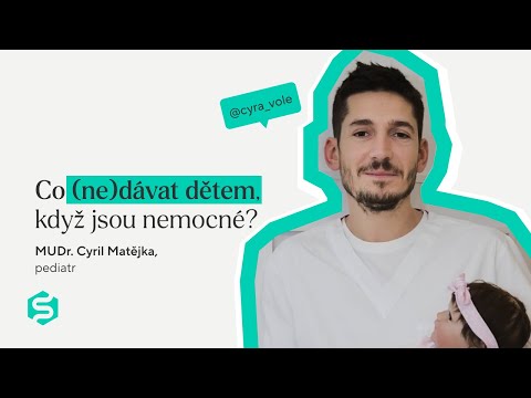 Pediatr Cyril Matějka: Nejhorší je zanedbaná rýma, průchodný nos je základ