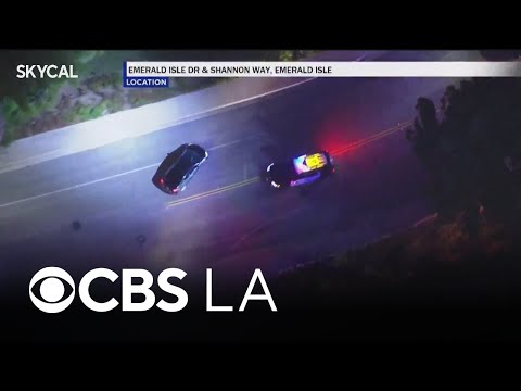Stolen vehicle suspect leads LA police on lengthy pursuit