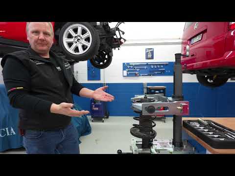 KL-5501 B - Spring Compressor, Stationary