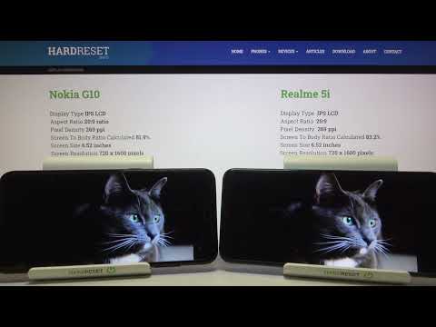 Nokia G10 vs Realme 5i - Display Details & Smoothness Comparison
