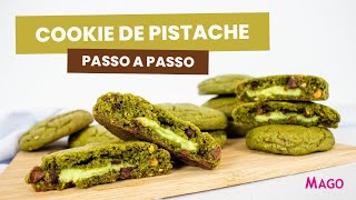 Passo a passo de um cookie de pistache perfeito 😍