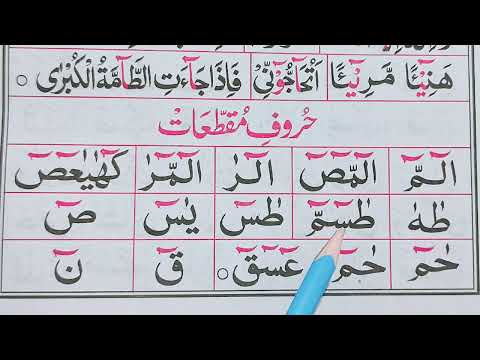 Haroof-e-Muqataat|Huroof E Muqattaat Ki Hikmat|@qarimuhammadsaleem2019