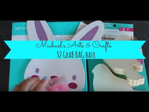 Michael's Arts & Crafts $2 Grab Bag (Blind Bag Haul) Video