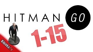 Hitman GO - Level 1-15 Walkthrough (Collect Briefcase)