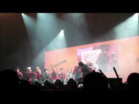 160828 SEVENTEEN dancing to Mr Chu by A Pink Live in Sydney