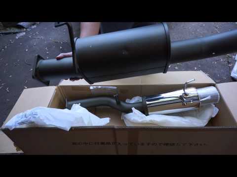 hks hi power exhaust unboxing