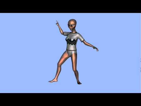 Alien tanzt