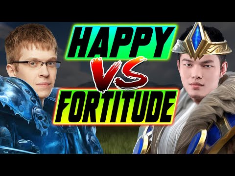 Best Human player IN THE WORLD takes on Happy! - WC3 - Grubby