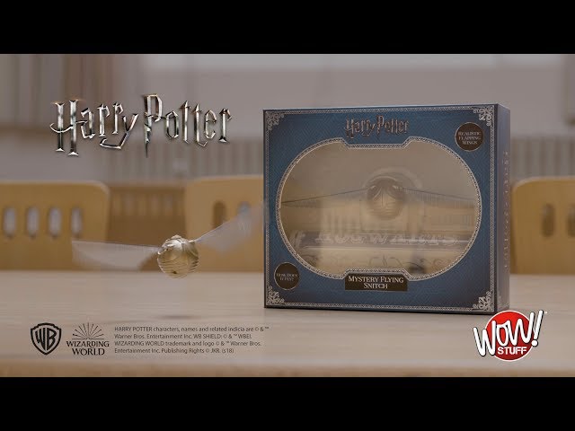 Vídeo relacionado con WOW! STUFF Misteriosa snitch dorada voladora | Parece levitar mágicamente | Regalos, coleccionables y juguetes oficiales de Harry Potter de Wizarding World, oro