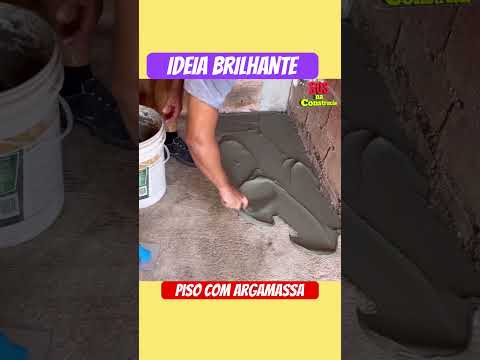 Piso com argamassa ? #viral #diy #pedreiro #obra