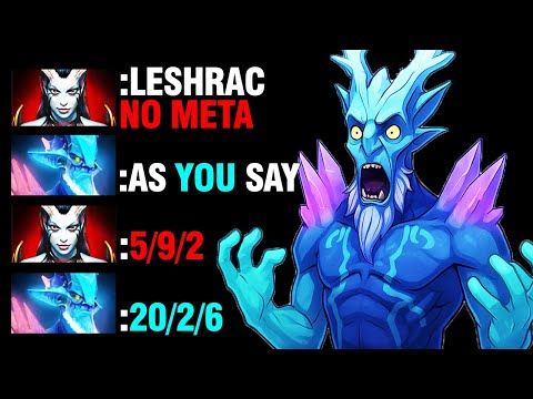 Immortal Leshrac Mid — 20 Kills Imba Build Full Match (Patch 7.39e)