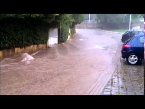 Poplava Zadra, ciklona Melisa 30.7.2014.@ Crometeo.hr