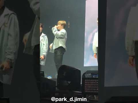 BTS 오프닝 멘트 Opening Ment Wings Tour Honda Center 방탄소년단 Jimin 지민 Focus FANCAM 직캠 170401