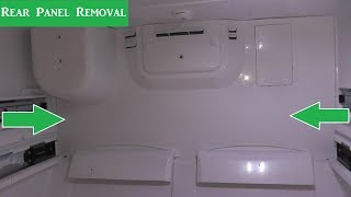 Kenmore Elite Removing Rear Freezer Panel