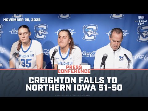 Creighton Women's Basketball Falls To Northern Iowa | Creighton Postgame Press Conference.