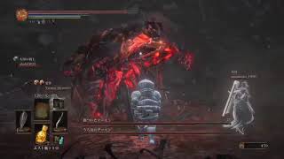 「【DARK SOULS 3】装備重量100％超え縛りカンスト攻略ボス撃破シーン！22＃！デーモンの王子戦！