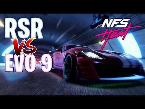DAS BESTE AUTO in NFS Heat - EVO 9 VS Porsche RSR Setup | Need for Speed Heat