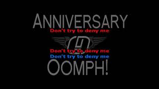 Oomph! - Anniversary (karaoke)