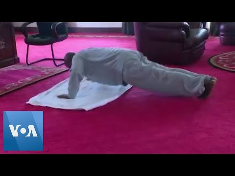 Ugandan President Museveni Releases Exercise Video