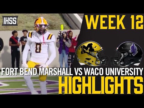 Fort Bend Marshall Dominates in Waco Showdown | Full Game Highlights