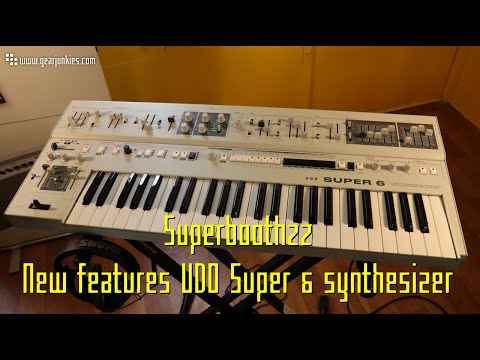Superbooth22 - New features UDO Super 6 synthesizer