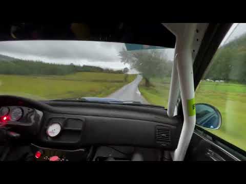 Subaru Impreza 555 Polish rally driver goes like CRAZY. Bartłomiej Madziara onboard