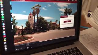 guy using Stanford axess 2