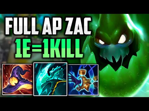 Zac jungle but I'm Full AP and my E one shots everything (huge nuclear one shots)
