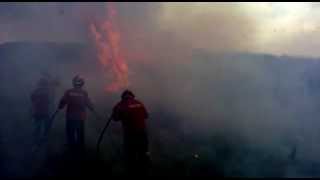 preview picture of video 'Combate Directo incêndio Florestal'