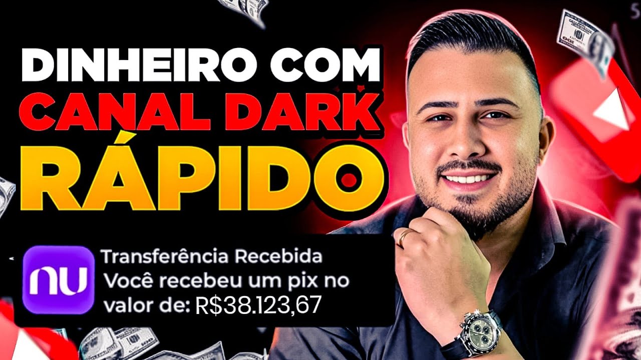 Como Ganhar Dinheiro com Canal Dark no Youtube (Simples e Rápido) - Dinheiro com Canais Dark