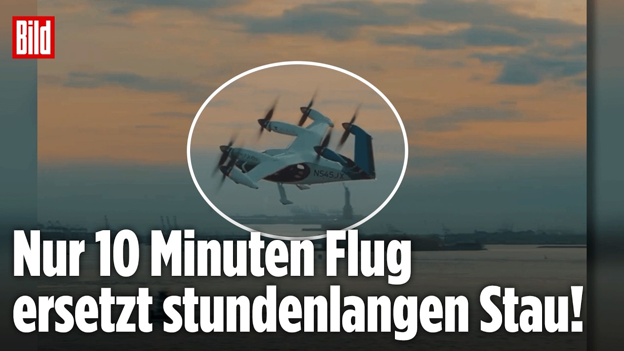 FLUGTAXI IN NEW YORK: In 10 Minuten vom JFK nach Manhattan