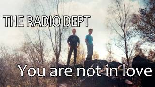 You are not in love - The Radio Dept. (subtitulada en español)