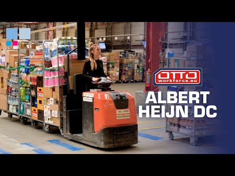 Arbeit im Albert Heijn Distributionszentrum über OTTO Work Force in den Niederlanden