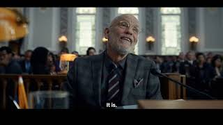 Space Force S1 E3 ; Dr Mallory supporting General Naird scene HD video