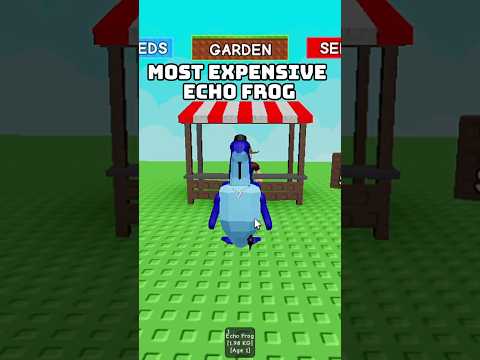 MOST EXPENSIVE ECHO FROG #roblox #growagarden #growagardenroblox #robloxgrowagarden #robloxshorts