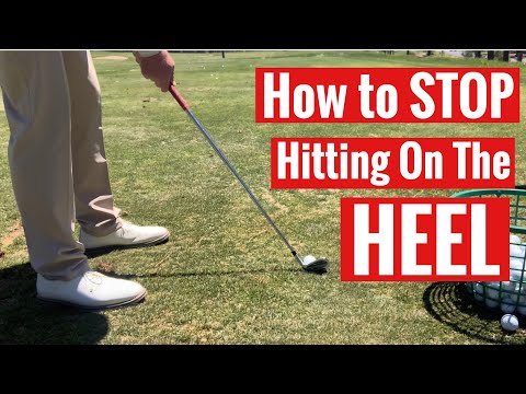 GOLF: How to STOP hitting the ball on the Heel